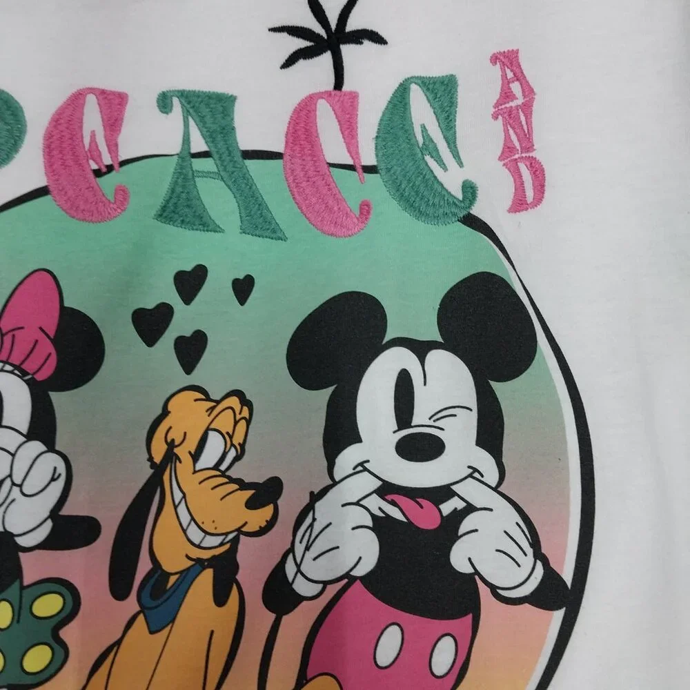 3717 Size Large Mickey Mouse Embroidered Tee Shirt. - Picture 2 of 6